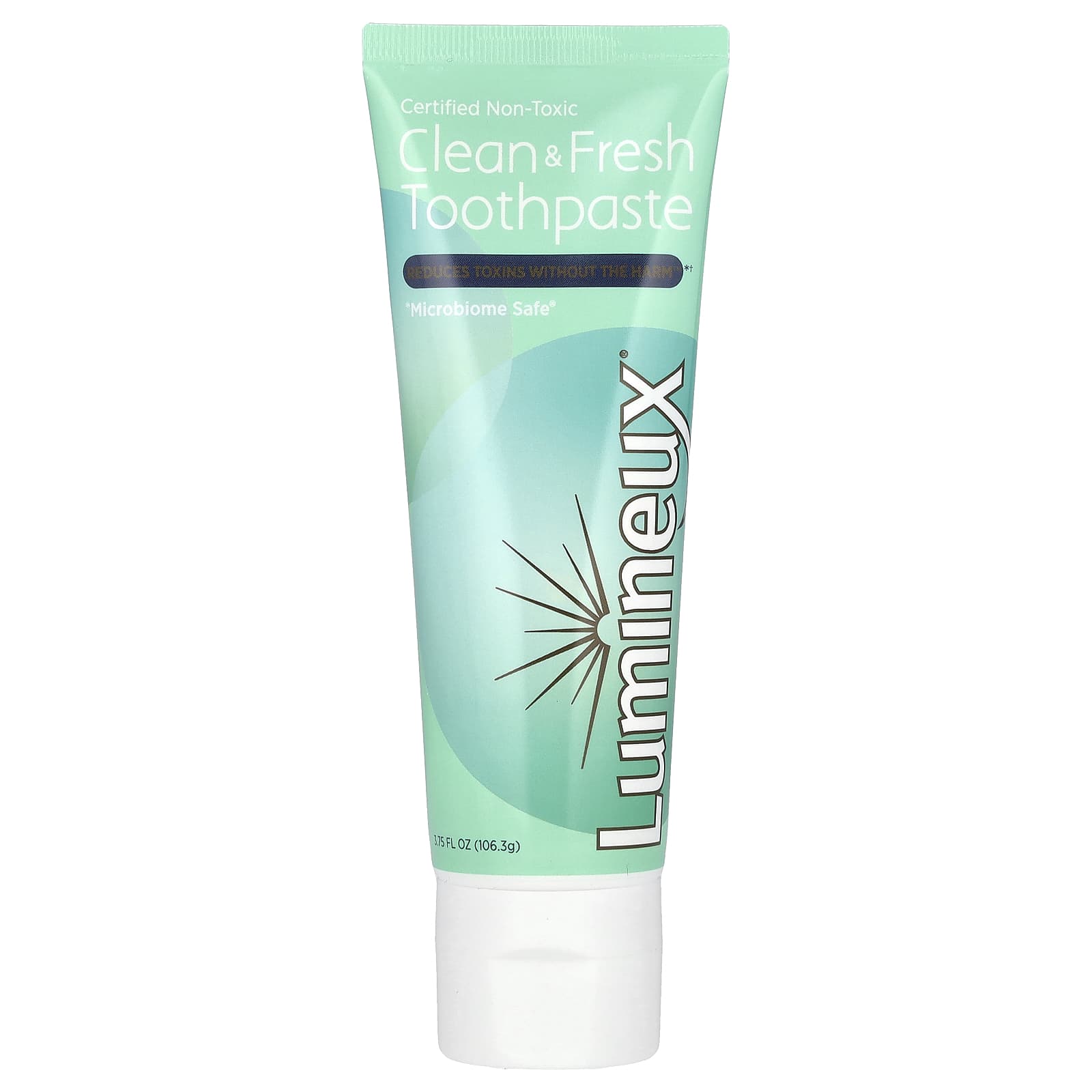 Lumineux Oral Essentials, Clean & Fresh Toothpaste, Mint, 3.75 fl oz (106.3 g) UPC 860124000160 | HiLife Vitamins